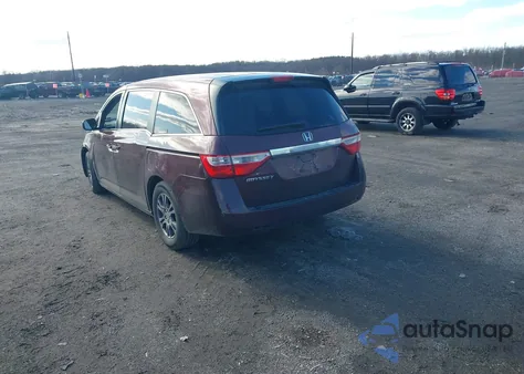2012 Honda Odyssey Ex из США, поврежденный, VIN 5FNRL5H46CB101441